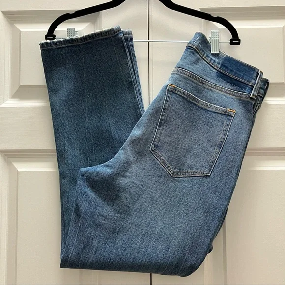 NWT Abercrombie & Fitch The Ankle Straight Ultra High Rise Curve Love Jeans 29 8